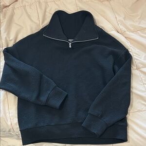 Carrie Underwood Black quarter zip sweater